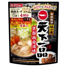 DAISHO 大逸昌 天下一品 京都雞白湯風味火鍋湯底 濃縮型 4入, 1個, 156g