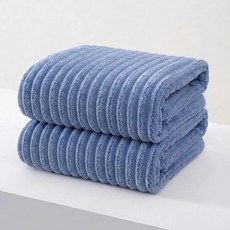 브리즈앤비 구름 바스타올 1+1 호텔 수건, 1세트, 스카이블루 2개입