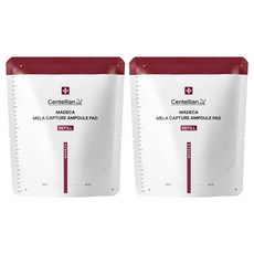 센텔리안24 마데카 멜라캡처 앰플 패드 기미 잡티 관리 팩 리필형, 2개, 60개입, 165ml
