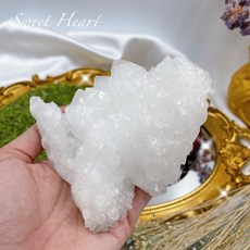 Sweet Heart 白水晶簇 A級磊晶骨幹 波羅水晶花 淨化能量原礦, 1個