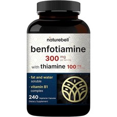 NatureBell 벤포티아민 300mg 티아민 식물성 비타민B1 240캡슐, 240정, 1개