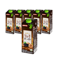삼육두유 검은콩 호두와 아몬드, 950ml, 6개