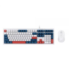 지클릭커 오피스프로 OPS70 사일런스 M RGB 무소음 방수 키보드 마우스 세트 108 Gundam CR1, Greenwich CR1