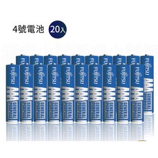 【現貨】富士通 3號4號碳鋅電池4入/20入原廠公司貨 電池 碳鋅電池 三號電池 四號電池, 1個, 碳鋅電池4號20入, 4