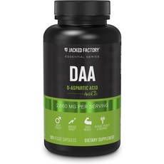 JACKED FACTORY essential series DAA蛋白質保健膠囊, 120顆, 1罐