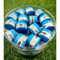 60 드라이 테니스 라켓 그립 미끄럼 방지 흡수 배드민턴 진동 오버 스웨트 밴드, WM Blue