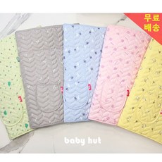 베이비헛 5부 포대기/ 심플한 사계절 포대기. 처네 실내포대기 여름포대기 유아 캐리어, 그린