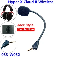 Kingston HyperX Cloud 2 II X Core Pro Silver 게임용 헤드셋 교체 마이크 3.5mm, 02 Wireless