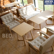 沙發奶茶店桌椅組合 甜品咖啡廳服裝辦公室餐廳洽談休閑雙人卡座皮沙發餐桌椅餐廳沙發單人沙發雙人沙發椅, 布藝款 兒童沙發【顏色備註】