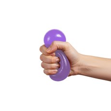 베키노우 스퀴시 스트레스 말랑이 젤리 볼, 퍼플, 263g, 1개