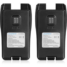 바오펑 원래 교체용 배터리 BL1 1500mAh BF88ST 무전기용 레테비스 H777 워키토키와 호환 2개 세트