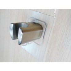 免打孔強力黏膠噴槍婦洗器固定底座 花灑牆座 噴頭支架, 鎳拉絲色