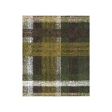 퀼트스타 코카 원단 코튼린넨 기모 몰리체크 일본 수입 패브릭 퀼트 퀼팅 천 아플리케 바느질 33162, 1개, 그린멀티@#