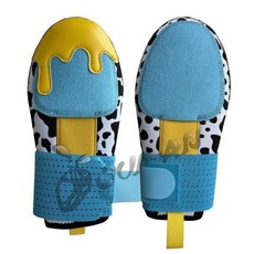 탄력 야구 소프트볼 슬라이딩 장갑 청소년 보호, 1개, 32. 흑백 우유 패턴 성인용