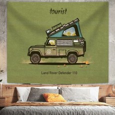 캠핑카 패브릭 감성 북유럽 캠핑용 베란다 차박 가림막