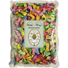 루나달당 무설탕 무색소 비타민씨 캔디 12가지맛 사탕, 1개, 1kg
