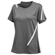 수술 후 셔츠 여성용 어깨 수술 셔츠 풀 스냅 오픈 팔 어깨 회복 의류-화학 요법 의류 여성용 퍼플. L, 다크 그레이