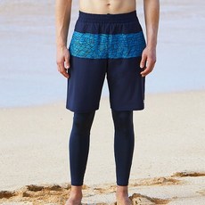 AIRWALK 男款衝浪兩件式防曬緊身褲 印花款 YAWe4210