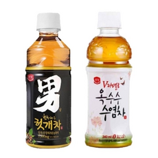 (광동 헛개차 5펫 옥수수수염차) 옵션/업소용/음료/사무실/페트/곡물차/음료수/음료병/헛개/녹차, 1개, 340ml