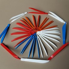 보석 만들기에 대 한 20pcs 일회용 핀셋 플라스틱 의료 작은 구슬 집게, 01 one size