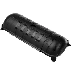 호환 실외 소켓 플매트 카펫 러그 전동 공구용 전기 연결 상자용 실외 연장 코드 안전 커버, 02 Black, 01 29x11x7.5cm