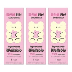 품안에 임신 임신 테스트기 플러스 얼리 체크 임테기, 1개, 3개입