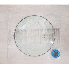 대형 42cm 전기후라이팬 내열 유리뚜껑 실사이즈 39.5cm, 1개