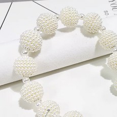 모던 심플 커튼 스트랩 ABS 진주 커튼 버클 커튼 스트랩 스트랩 스트랩 스트랩 펀치 홀 클립 자석, 색깔7