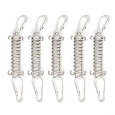 5팩 미니어처 사이즈 버클 어닝 고정 후크 버클 하이킹 장비, 검은, 흑색의, 구르 버클