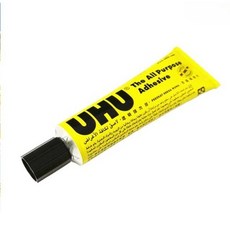 초강력 투명 접착제 수제 모델 원단 가죽 DIY UHU 다목적 7 ml 20 35/60, 1개, 7ml
