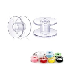 도나토르 가정용 미싱 플라스틱 보빈 60p, 60개, 투명