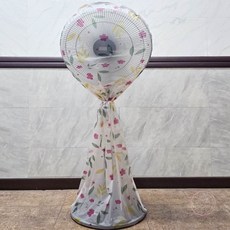 [다믿샵] 긴 선풍기 커버 선풍기보관커버, 혼합컬러, 플라워(꽃무늬)