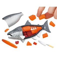 메가 하우스 MegaHouse 하나 구입 킹 연어 해체 퍼즐, 1개