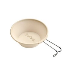 Benyang 雪拉碗 300ml PBT食品級材質 戶外餐具, 奶油黃, 1個