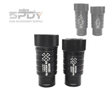 플레시 하이더 Noveske KFH Amplifier 14mm CCW 소음기 소염기, 1개, 숏사이즈