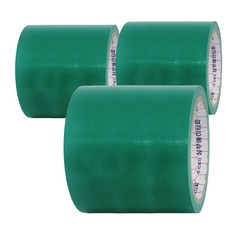 HSPW 청테이프 100mm, 3개, 녹색