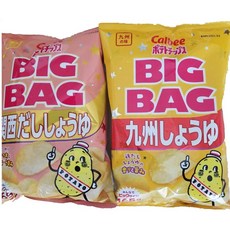 감자칩 규슈 간장 165g.BIG BAG 감자칩 간사이 육수 165g BIG BAG 총 2봉입, 165g