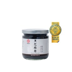 【真老麻油】 純黑芝麻醬 200g 一入 黑 芝麻 醬 抹醬 無添加 純素 烘焙 料理 醬料, 1個