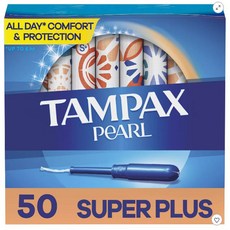 TAMPAX PEARL 슈퍼플러스 50 탐폰, 1개