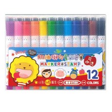 奶油獅 可水洗彩色筆 12色 SM-001, 1組, 多色