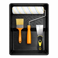 아띠꼴로 4종 페인트 도구 세트 롤러 브러쉬 셀프 DIY 용품, 1세트