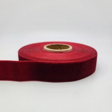 리디 크리스마스리본 겨울 트리 끈 선물 포장 장식, 벨벳리본, 12.버건디, 10mm(10yd)