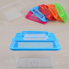 따뜻한잡화점 미니 플라스틱 곤충채집통 곤충잡기 달팽이사육장, 랜덤, 1개