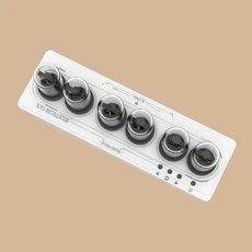 WIFI 제어 튜브 시계 IPS 닉시 튜브 알람 시계 RGB 컬러 디지털 튜브 시계 타입-C 충전 게임룸 홈 데코 선, A