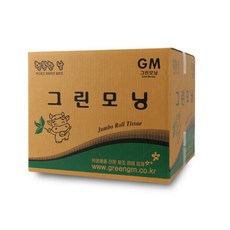 그린 300m 물에 잘 풀리는 휴지 16롤 공장직송 업소용 점보롤 화장지, 1롤, 16개