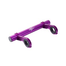 알루미늄 합금 더블 소켓 암 25mm/1인치 볼 헤드 홀더 마운트 클램프 자전거 오토바이 카메라 연장, 1개