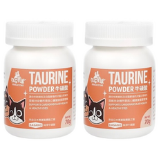 DOG CAT STAR 汪喵星球 牛磺酸 進口大正製藥 視網膜 腦部保健 心臟 神經系統支持, 維持視力健康, 70g, 2罐