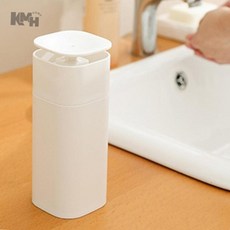 펌핑 디스펜서 욕실소품 주방정리 간편사용, 화이트