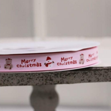 리본빌 씨즌2 크리스마스 리본 1롤, 1개, 1.핑크