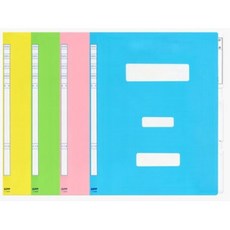 친환경 pp 플라스틱 정부파일 옐로 핑크 그린 스카이, 40개, 분홍